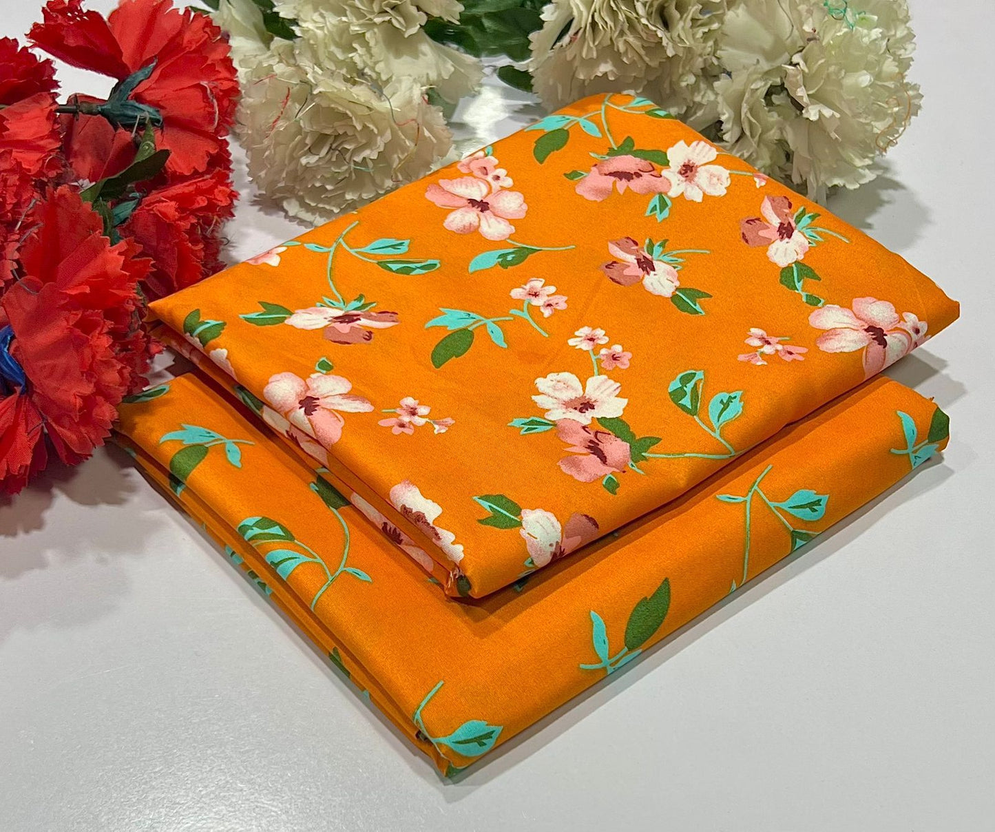 POLO COTTON 2PC FLORAL PRINT'S 3D