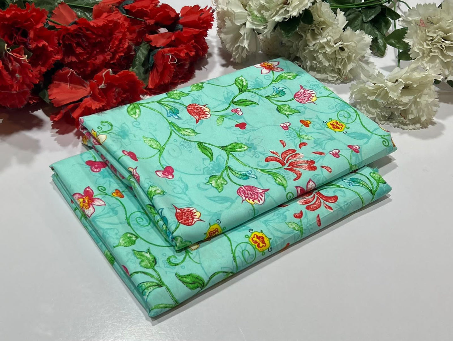 POLO COTTON 2PC FLORAL PRINT'S 3D