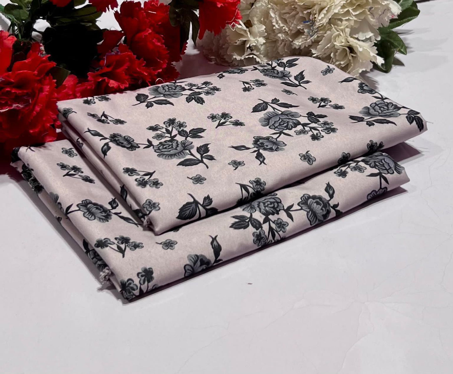 POLO COTTON 2PC FLORAL PRINT'S 3D
