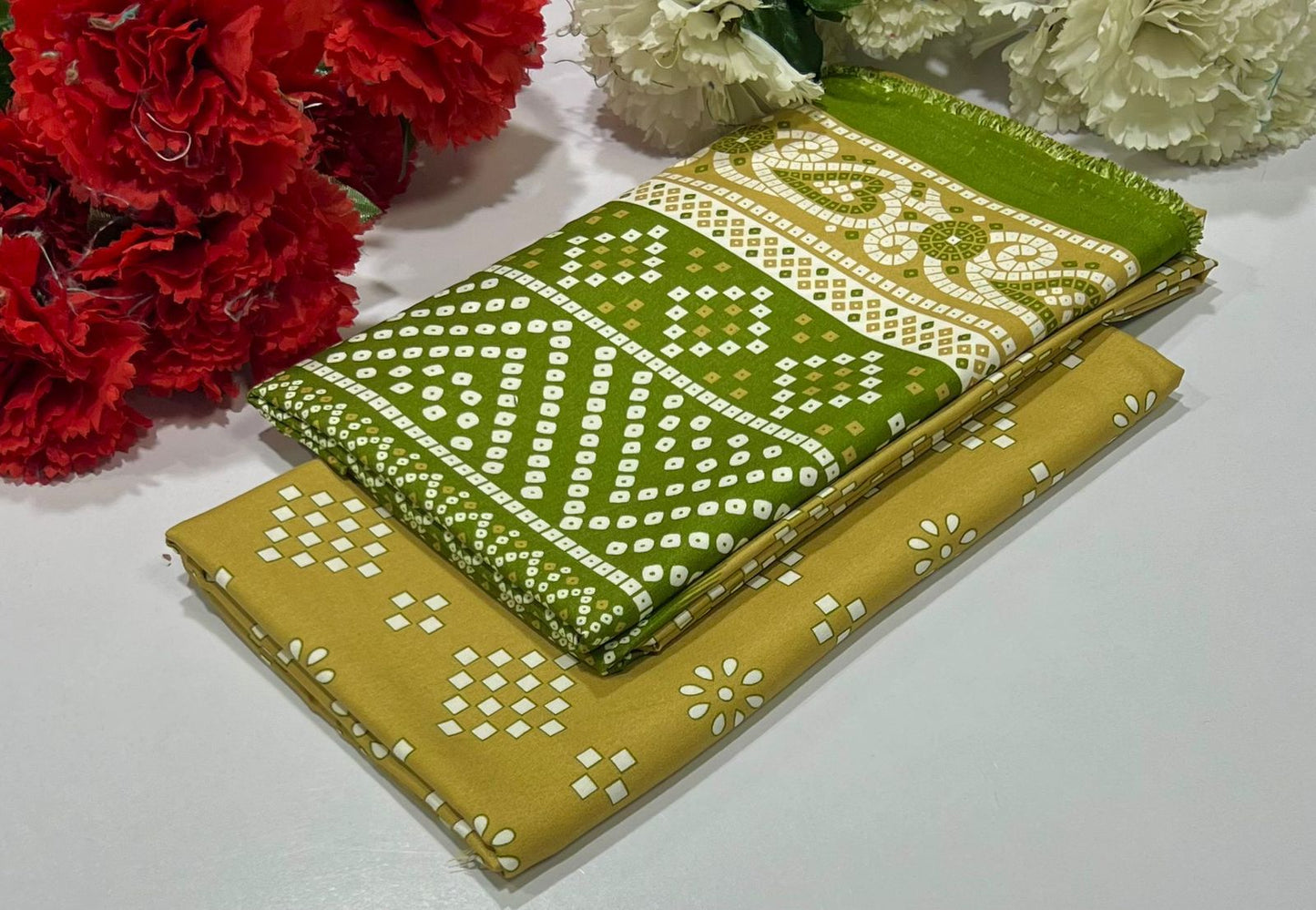 POLO COTTON 2PC FLORAL PRINT'S 3D