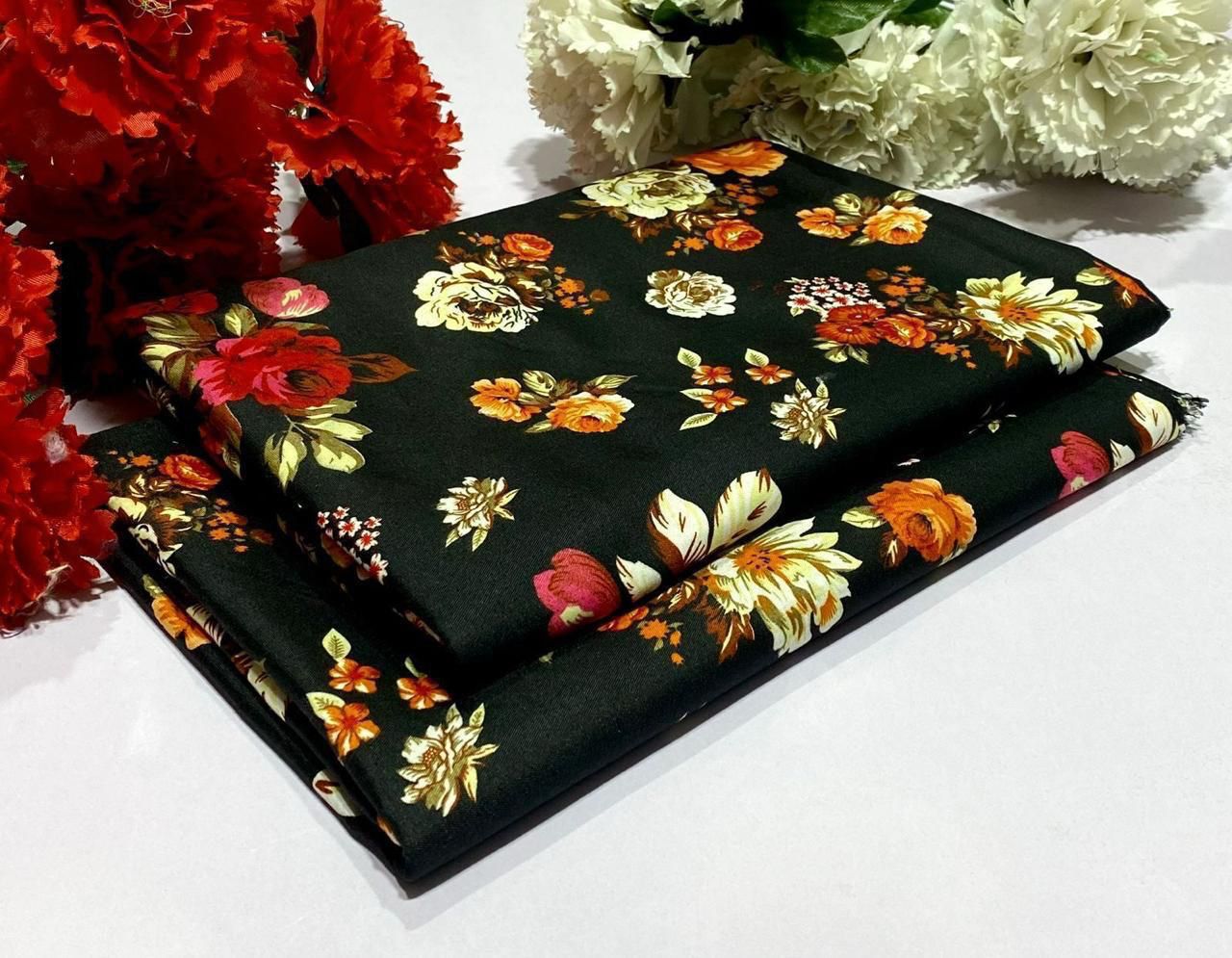 POLO COTTON 2PC FLORAL PRINT'S 3D