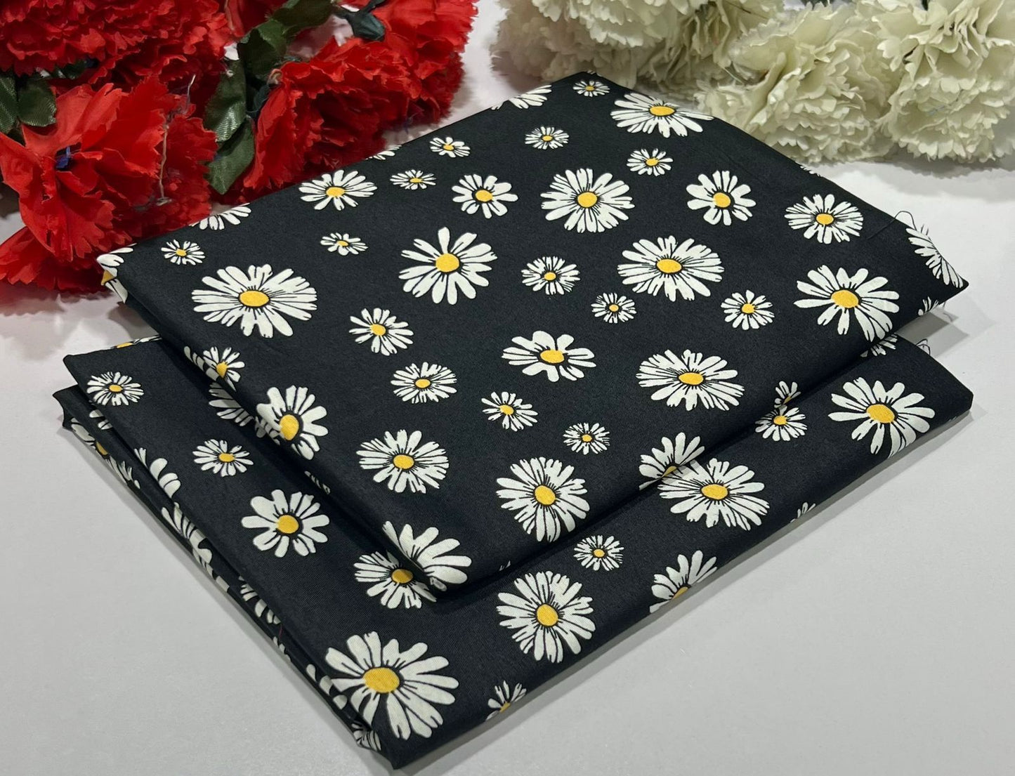 POLO COTTON 2PC FLORAL PRINT 3D