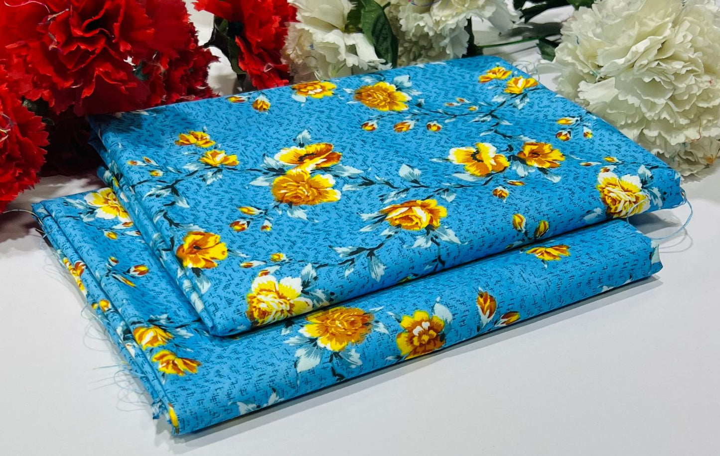 POLO COTTON 2PC FLORAL PRINT'S 3D