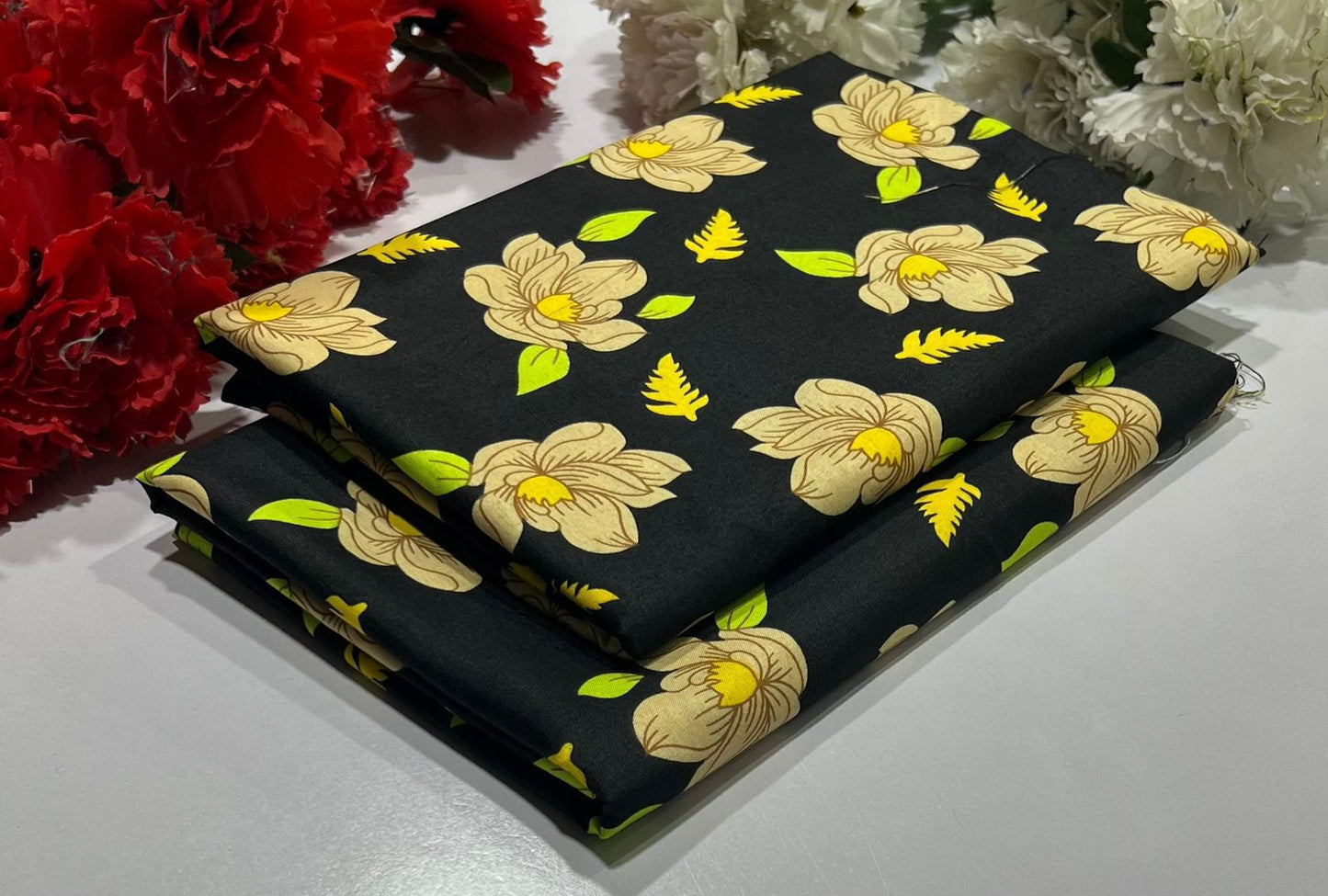 POLO COTTON 2PC FLORAL PRINT'S 3D