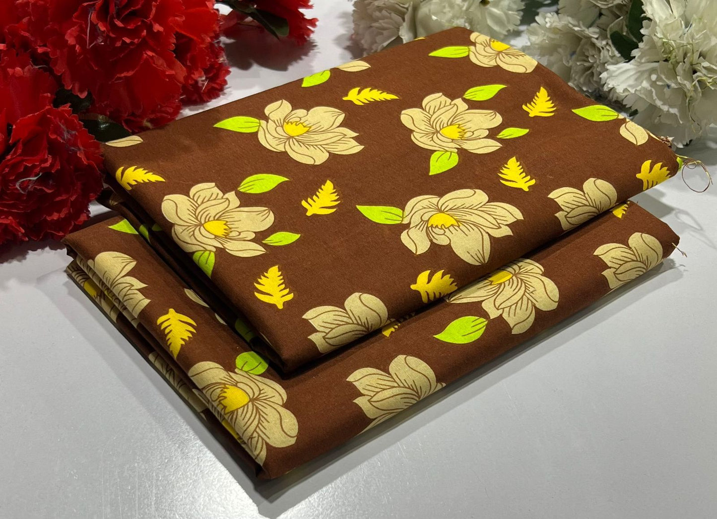 POLO COTTON 2PC FLORAL PEINT'S 3D