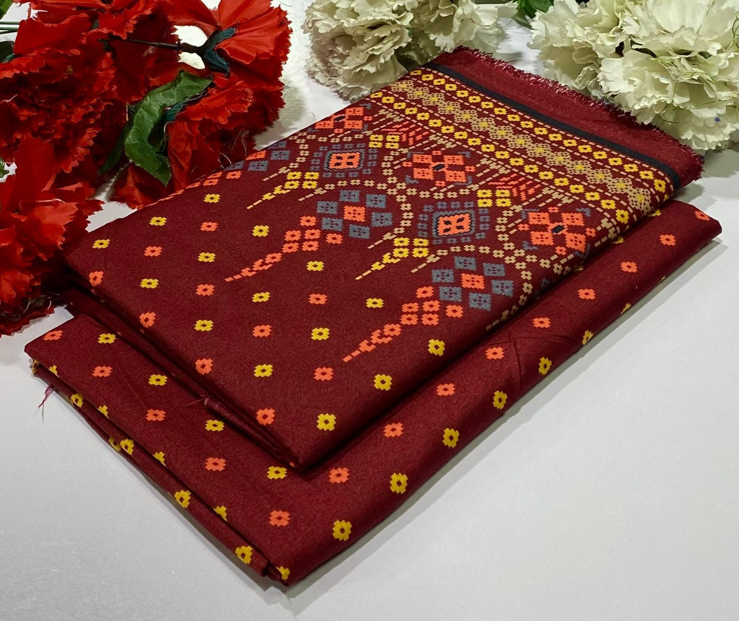 POLO COTTON 2PC FLORAL PRINT'S 3D