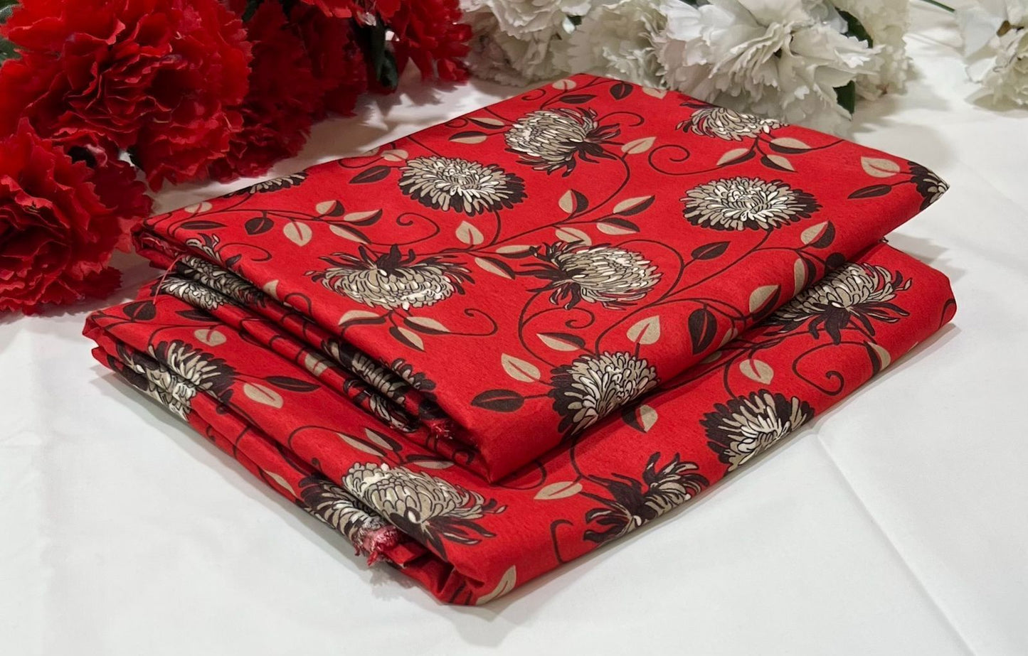 POLO COTTON 2PC FLORAL PRINT'S 3D