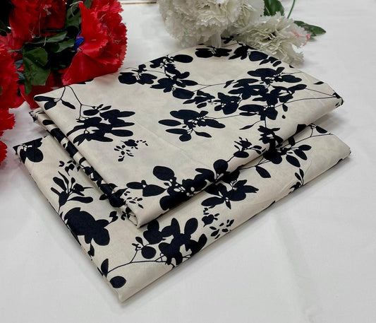 CAMBRIC COTTON 2PC FLORAL PRINT'S 3D