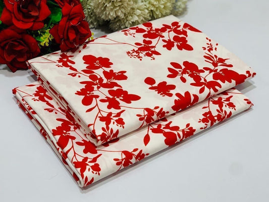 POLO COTTON 2PC FLORAL PRINT'S 3D