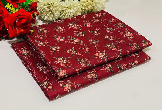 POLO COTTON 2PC FLORAL PRINT'S 3D