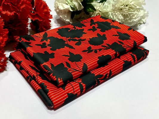 POLO COTTON 2PC FLORAL PRINT'S 3D