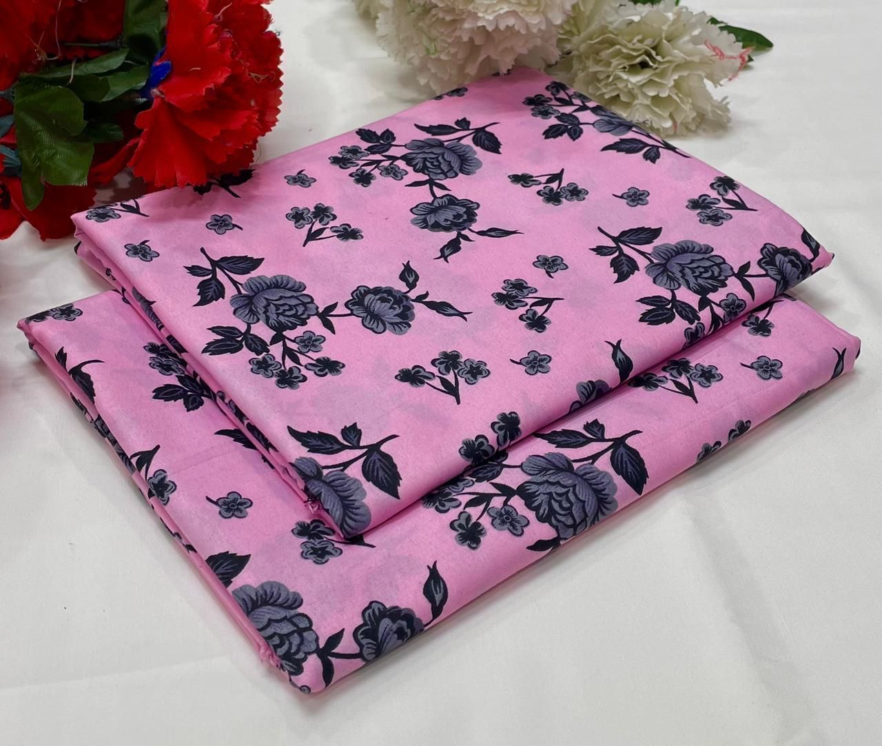 POLO COTTON 2PC FLORAL PRINT'S 3D