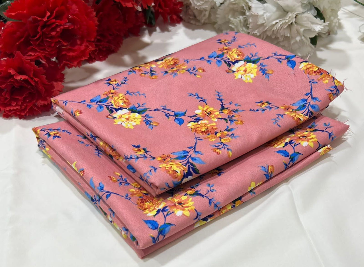 POLO COTTON 2PC FLORAL PRINT'S 3D