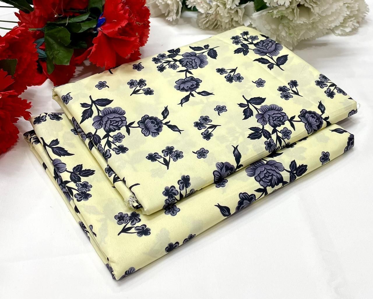 POLO COTTON 2PC FLORAL PRINT'S 3D