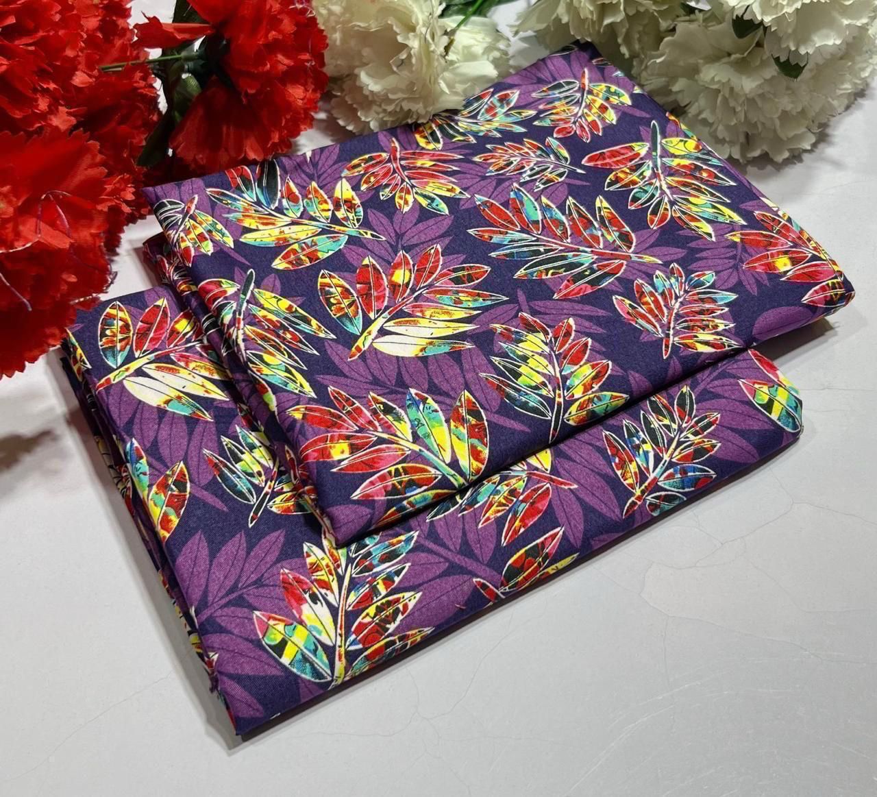 POLO COTTON 2PC FLORAL PRINT'S 3D