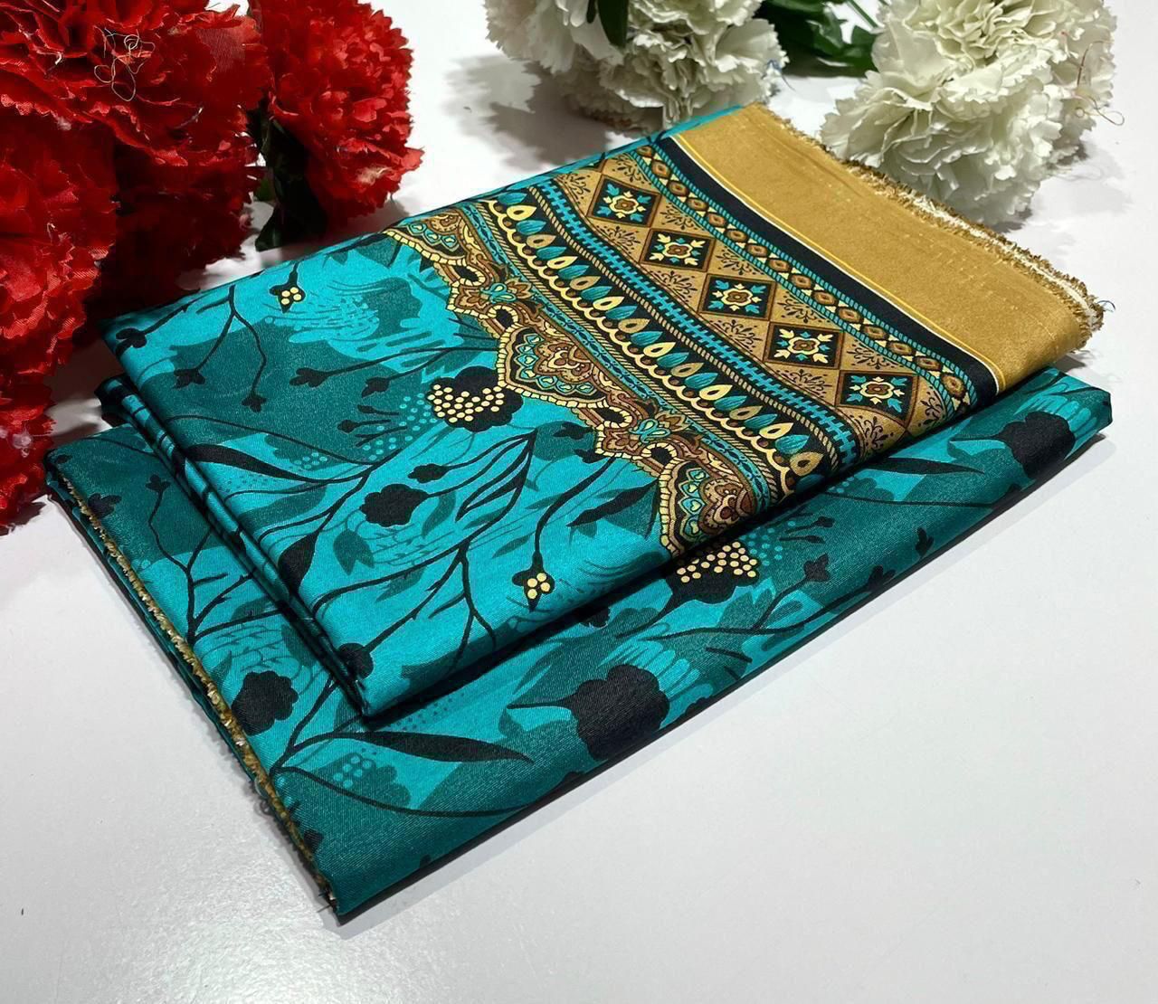 POLO COTTON 2PC FLORAL PRINT'S 3D