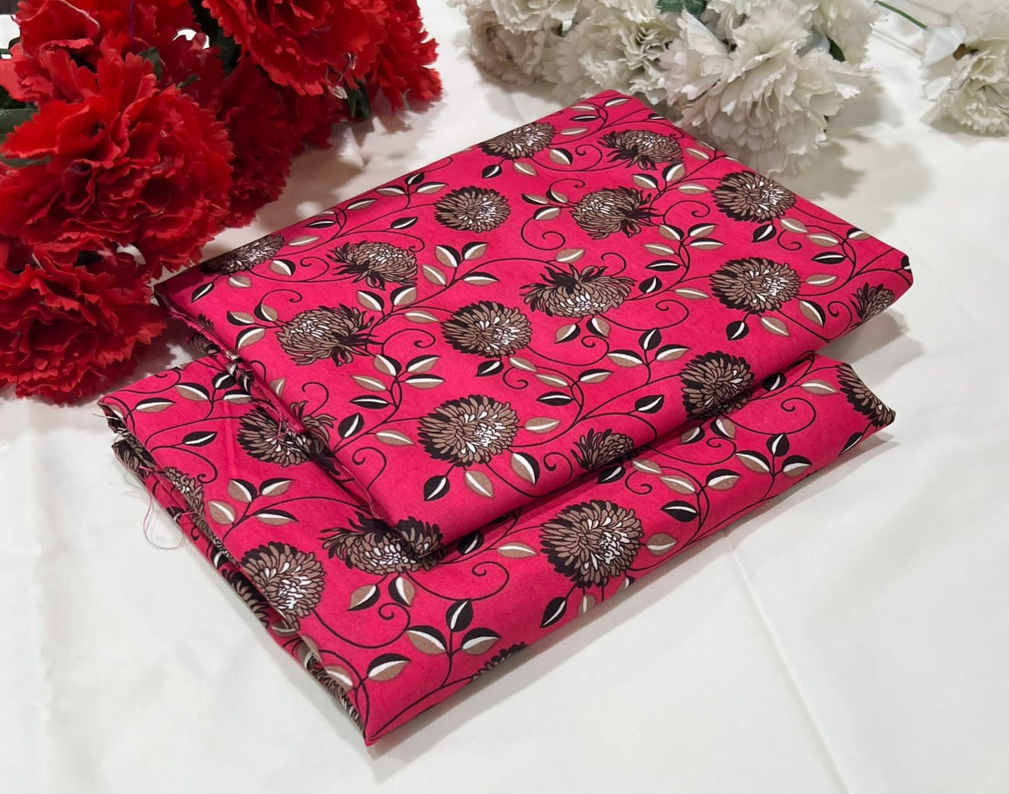 POLO COTTON 2PC FLORAL PRINT'S 3D