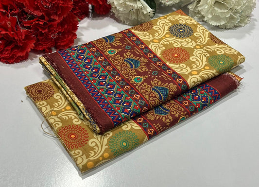 POLO COTTON 2PC FLORAL PRINT'S 3D