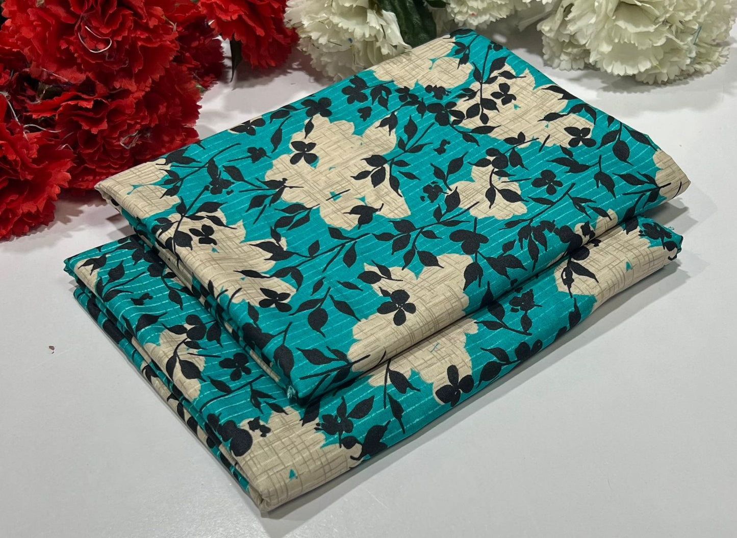 POLO COTTON 2PC FLORAL PRINT'S 3D