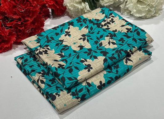 POLO COTTON 2PC FLORAL PRINT'S 3D