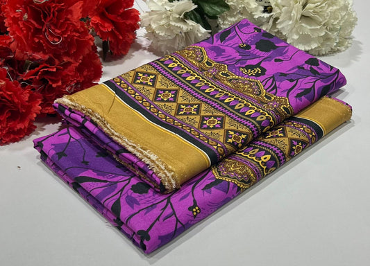 POLO COTTON 2PC FLORAL PRINT'S 3D