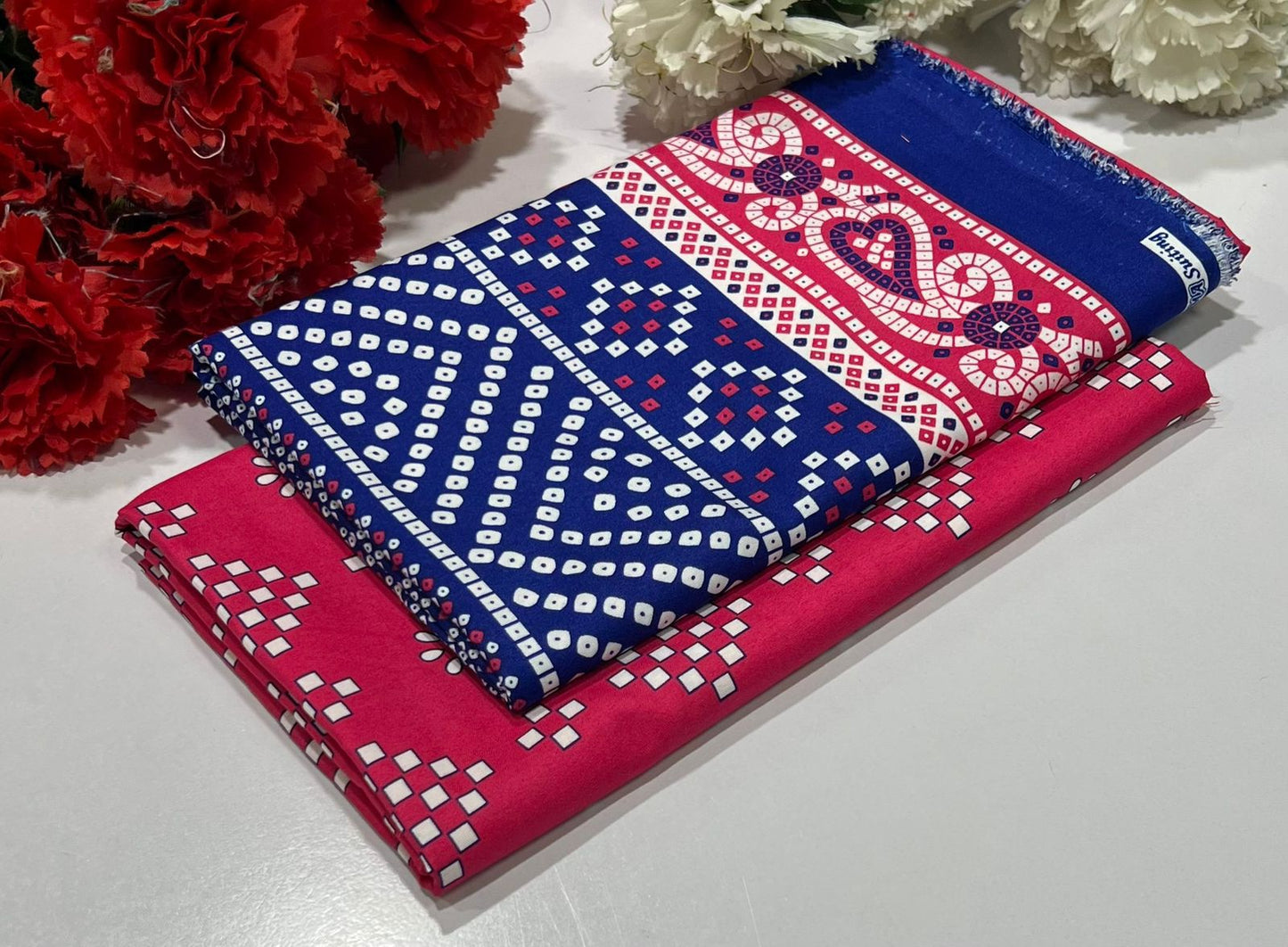 POLO COTTON 2PC FLORAL PRINT'S 3D