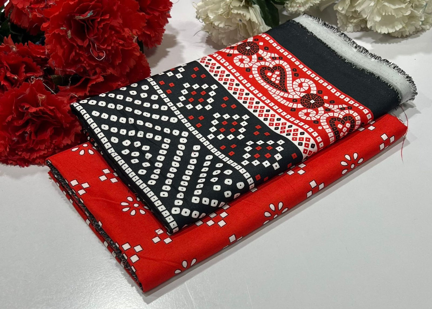 POLO COTTON 2PC FLORAL PRINT'S 3D