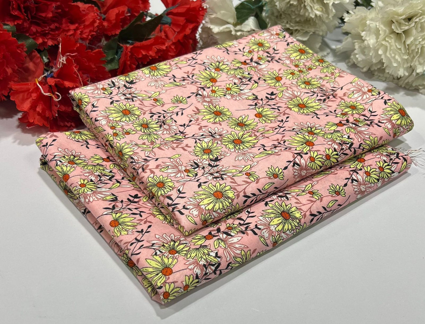 POLO COTTON 2PC FLORAL PRINT'S 3D