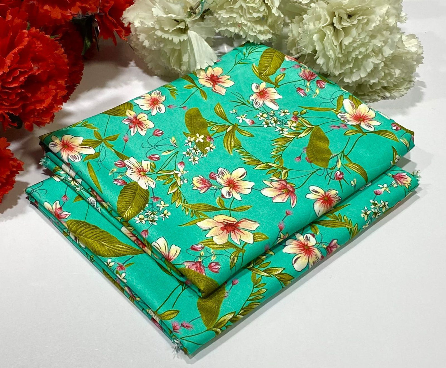 POLO COTTON 2PC FLORAL PRINT'S 3D