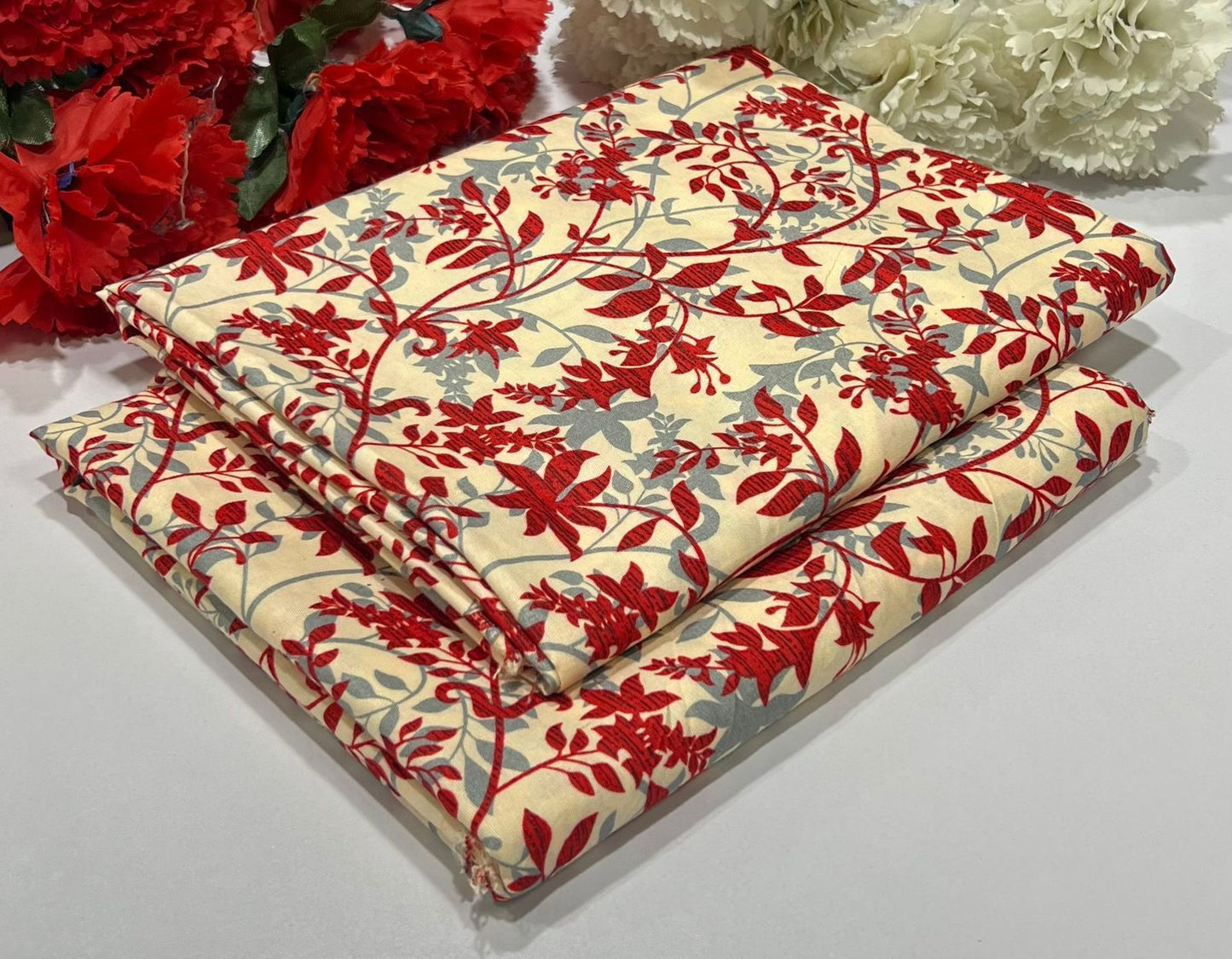 POLO COTTON 2PC FLORAL PRINT'S 3D