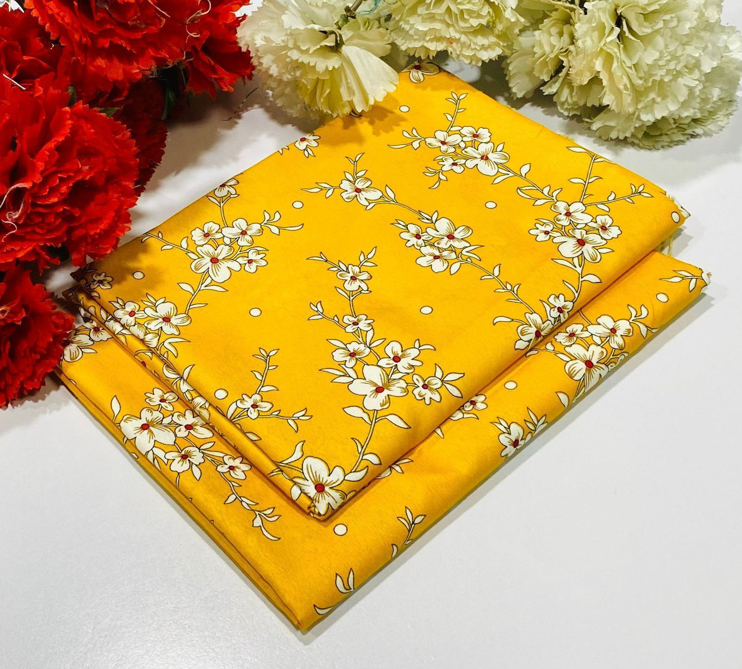 POLO COTTON 2PC FLORAL PRINT'S 3D