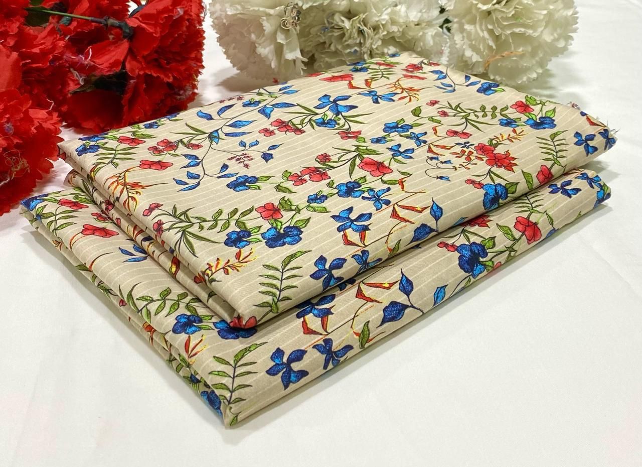 POLO COTTON 2PC FLORAL PRINT'S 3D