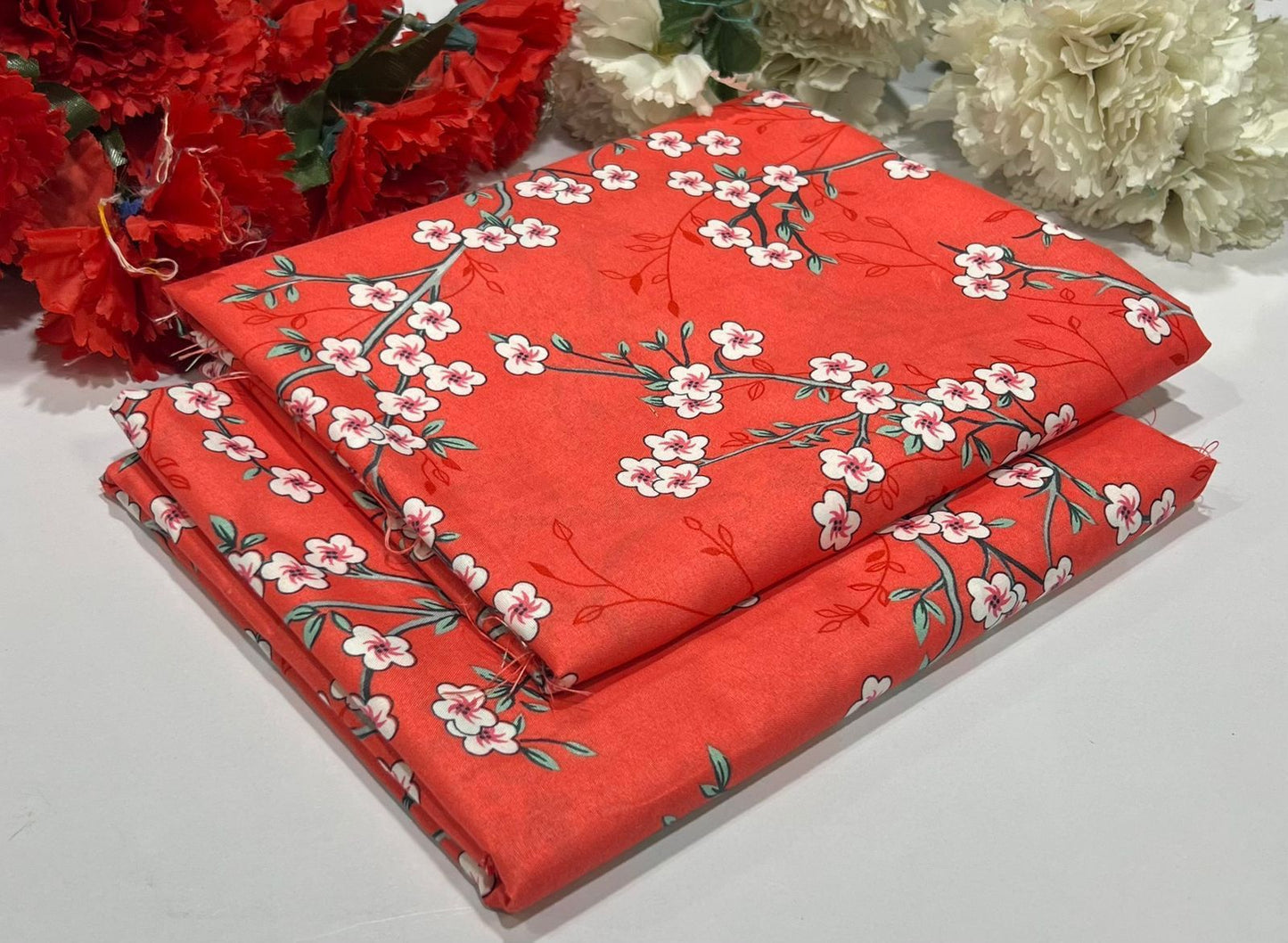 POLO COTTON 2PC FLORAL PRINT'S 3D