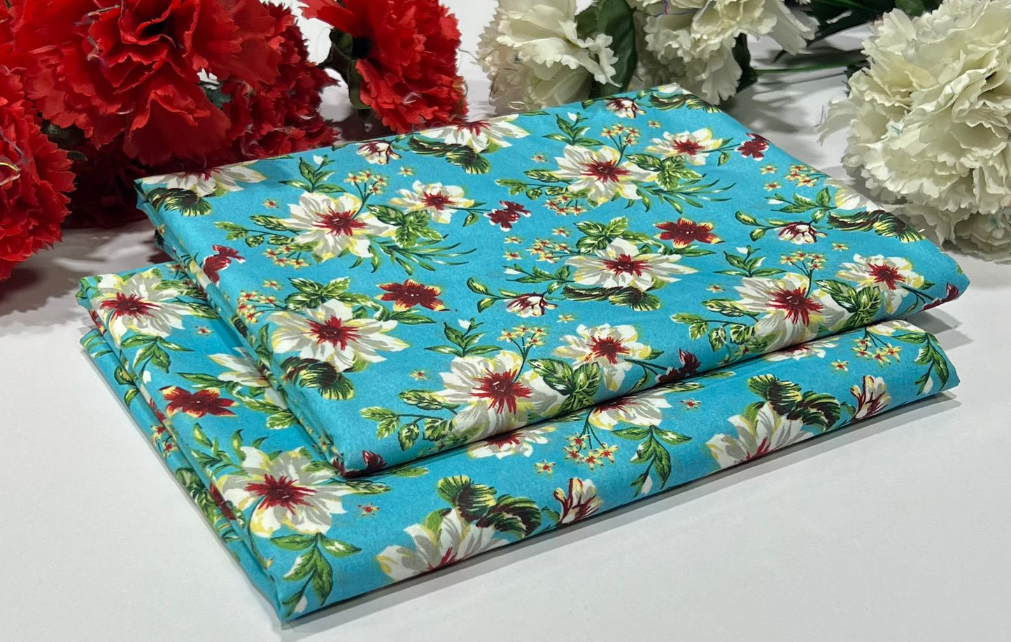 POLO COTTON 2PC FLORAL PRINT'S 3D