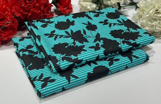 POLO COTTON 2PC FLORAL PRINT'S 3D