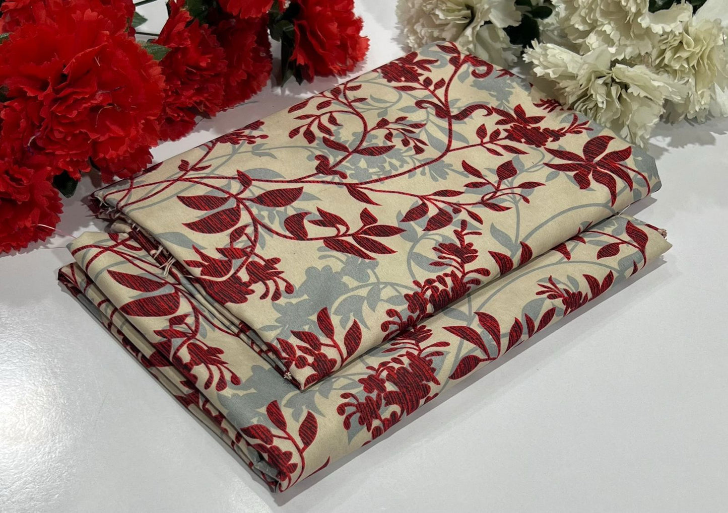 POLO COTTON 2PC FLORAL PRINT'S 3D