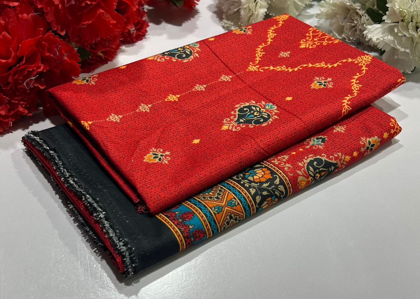 POLO COTTON 2PC FLORAL PRINT'S 3D